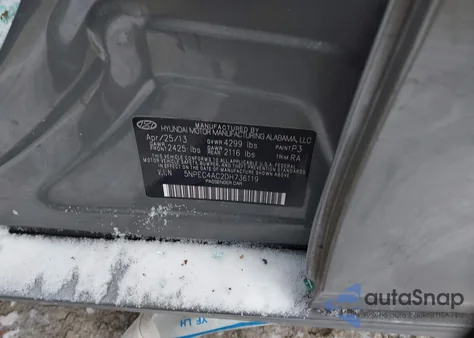 2013 Hyundai Sonata Limited from USA, damaged, VIN 5NPEC4AC2DH736119
